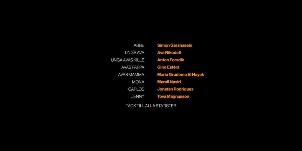 Credits för serien "Handen på hjärtat"