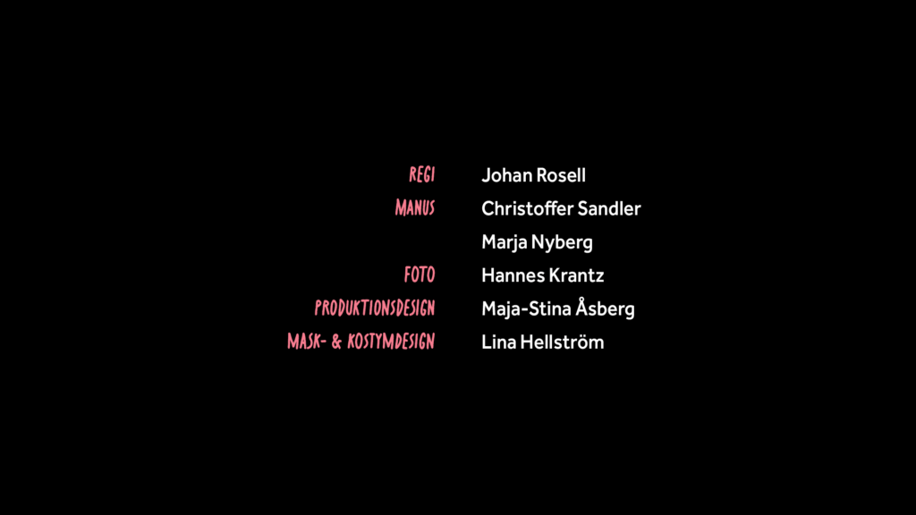 Credits för serien "Lita på mig"